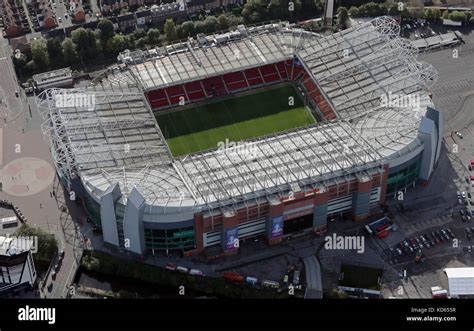 High Above The Pitch At Old Trafford Hi Res Stock Photography And