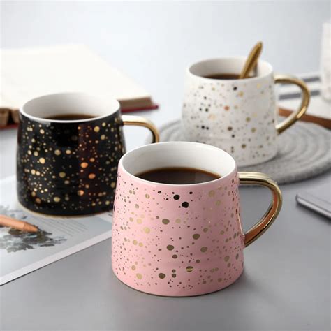 Buy 260ml Creative Ceramic Coffee Mug Milk Tea Cup Travel Mugs Drinkware
