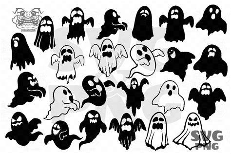 Ghost Svg Bundle Ghosts Svg Halloween Graphic By 99siamvector
