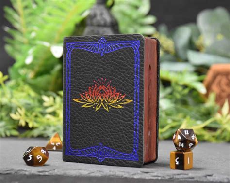 Mini Spellbook Gaming Box Rainbow Lotus On Onyx Elderwood Academy