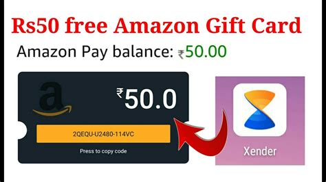 Amazon.de gift cards and gift vouchers (gift cards) may only be redeemed toward the purchase of eligible products on www.amazon.de. Amazon Loot Offer On Xender App Get free Rs50 Gift Voucher ...