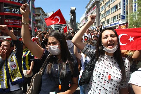 World News Turkey Protests Woman In Red Becomes Symbol For Istanbul S