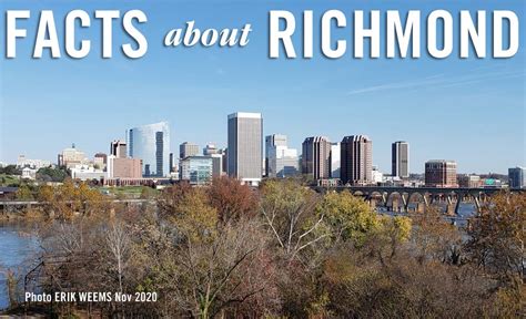 Facts About Richmond Virginia Richmond City Book