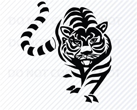 Tiger SVG File Free