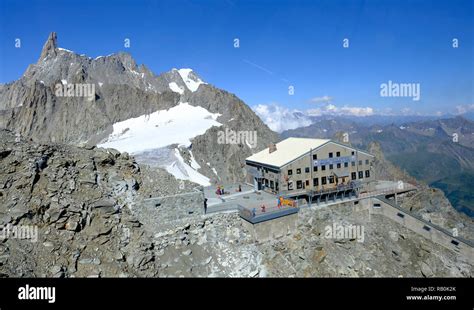 Mont Blanc The Torino Hut Operates As A Mountain Refuge With