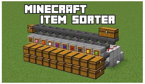 How To Build Automatic Item Sorter In Minecraft 1.17 Caves & Cliffs