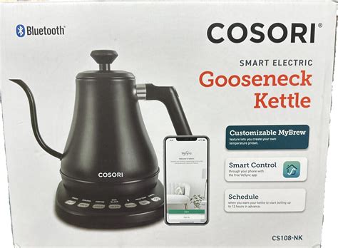Cosori Electric Gooseneck Kettle Smart Bluetooth W Variable Temperature