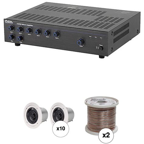 High quality samples and virtual instruments for music producers and composers alike. Atlas Sound Basic Single-Zone, 70V Ceiling Sound System for up