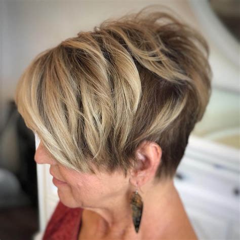 Just make sure you have a styling wax on hand to separate and define the shortest layers. 60 Most Popular Short Hairstyles for Women Over 50