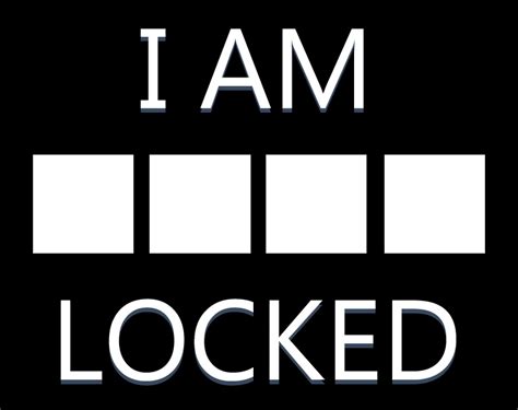 I Am Locked Lock Screen