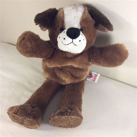 Ganz Plush Stuffed Animal Puppet Puppy Dog Very Soft 13in Brown | Plush ...