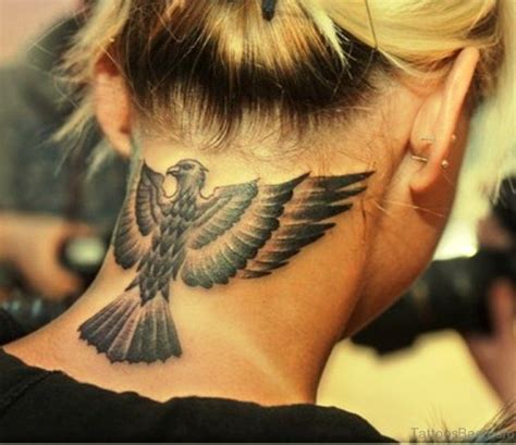 35 Traditional Eagle Tattoos On Neck Tattoo Designs