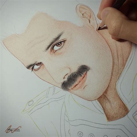 Freddie Mercury And Queen Queen Art Freddie Mercury Illustration