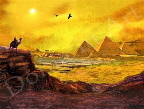 Egyptian Pyramids Painting At Explore Collection