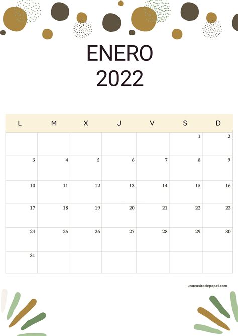 Calendario Enero Para Imprimir Gratis Una Casita De Papel Hot Sex Picture