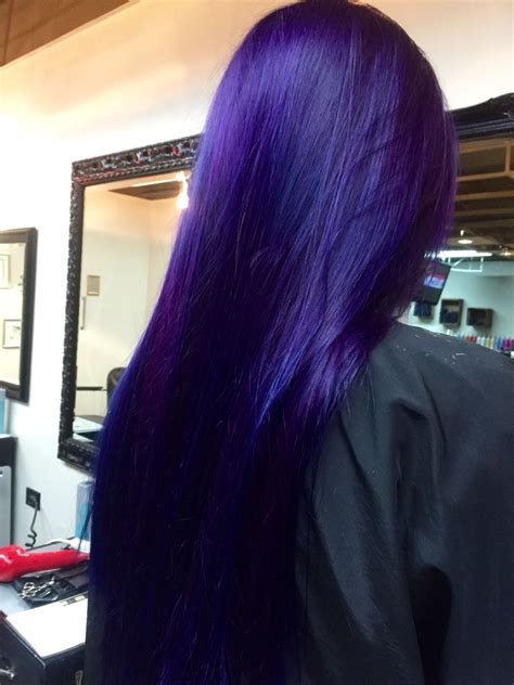 20 Blue Violet Hair Dye Fashion Style