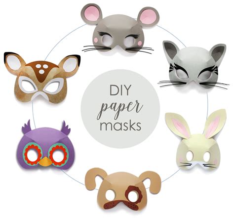 Diy 3d Paper Masks