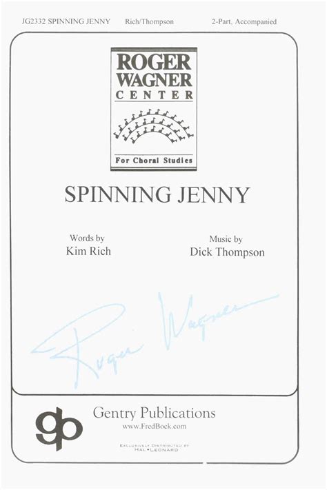 Spinning Jenny 2 Part Gentry Publications