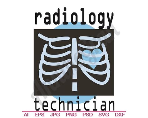 Radiology Technologist Svg Dxf Eps Png  Vector Art Etsy