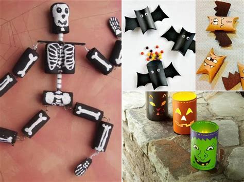 Manualidades De Halloween Con Rollos De Papel Higiénico