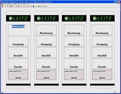 Weitere virengeprüfte software aus der kategorie office finden sie bei computerbild.de!. Leitz ordnerrücken Vorlage Word 2016 Luxus 10 ordner ...