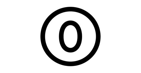 Number Circle Zero Free Vector Icon Iconbolt