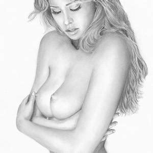 Original Pencil Drawing Sexy Girl Olgabell Ca Drawing By Olga Bell