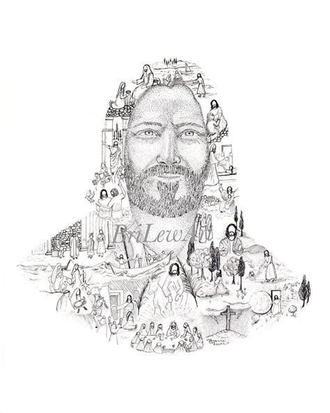 Tattoos seem to be getting more and more popular, almost mainstream. Life of Christ Print LDS Art Christian Art | Etsy in 2020 ...