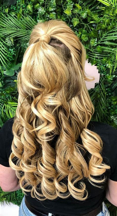 35 Best Prom Hairstyles For 2022 Half Up Curly Locks I Take You Wedding Readings Wedding