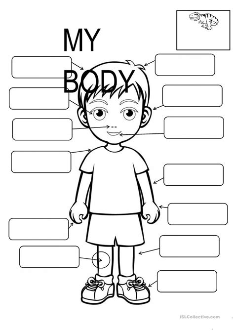 Body Parts Fill In The Blanks English Esl Worksheets For