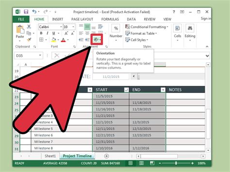 Ways To Create A Timeline In Excel Wikihow