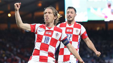 Euro 2021 Modric Shines As Croatia Beat Scotland To Progress To