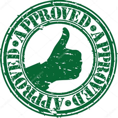 Grunge Approved Rubber Stamp Vector Illustration Premium Vector In