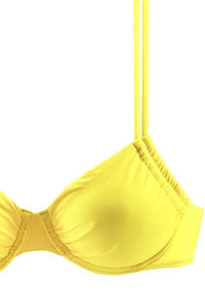 Buffalo Bügel Bikini Top Happy Gelb Cup B 36