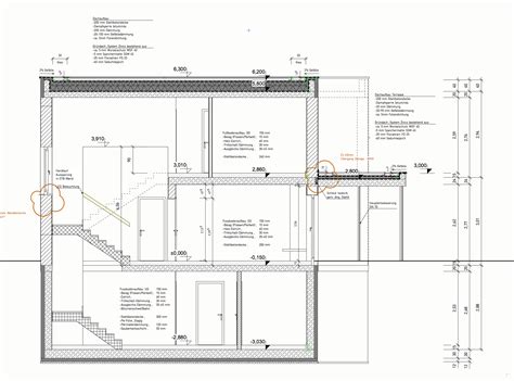 Architektur haus zeichnen grundriss zeichnen schnitt zeichnen. Schnitt Ansichtsbereich Auf Konstruktionsebene Erstellen