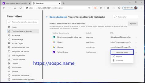 Comment Changer Le Moteur De Recherche Par Defaut Dans Microsoft Edge