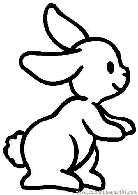 Christmas coloring pages for adults easy. Coloring Pages Bunny Rabbit Coloring Page 04 (Animals ...
