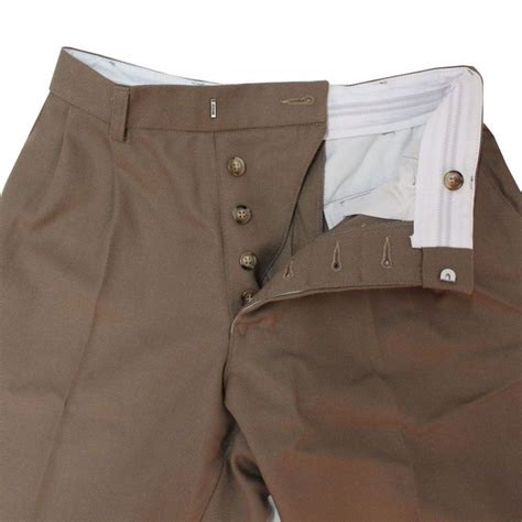 Harrison Ford Indiana Jones Pants Trousers 100 Wool Cavalry Twill