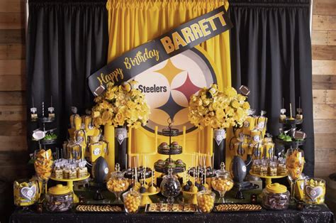 Pittsburgh Steelers Birthday Party Ideas Photo 1 Of 9 Catch My Party
