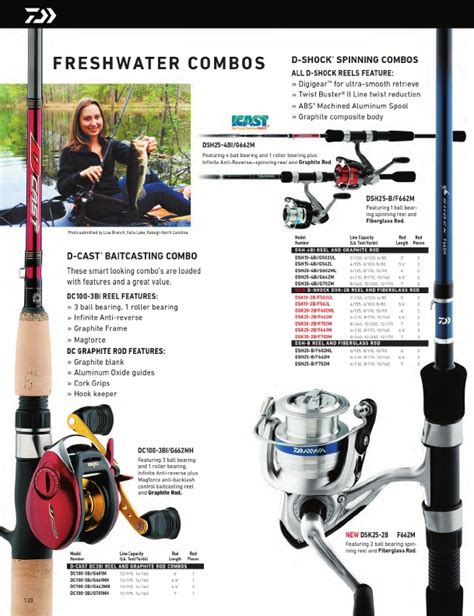 Daiwa Fishing Tackle 2016 Catalog Page 120