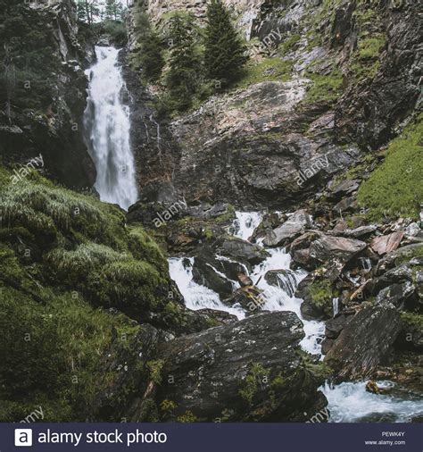 Waterfall Dolomites Italian Alps Hi Res Stock Photography And Images