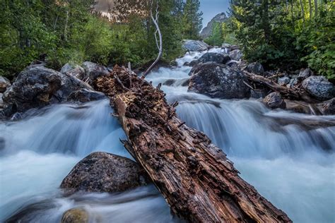 Waterfall In Grand Teton National Park Wyoming Usa Oc 2705x1809