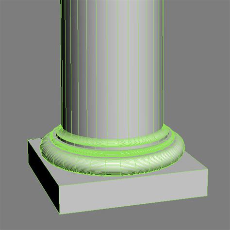 Classical Stone Column 2 3d Model Cgtrader