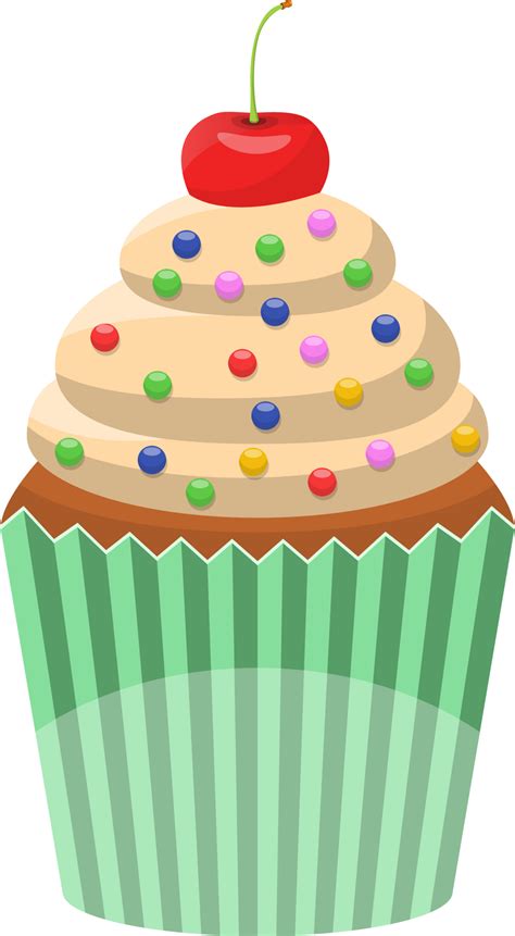 Köstliche Cupcake Clipart Designillustration 9391527 Png