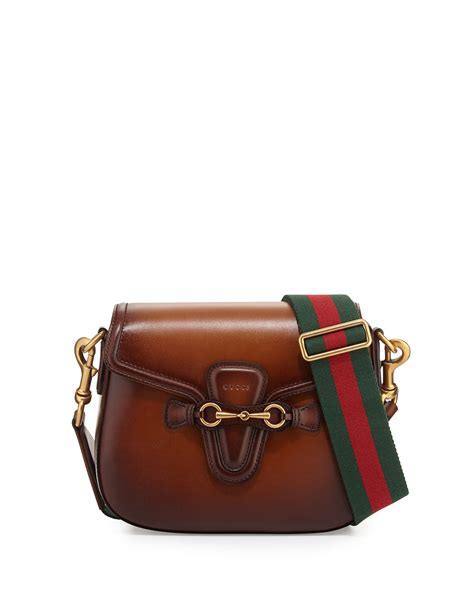 Gucci Crossbody Bag With Green And Red Strap