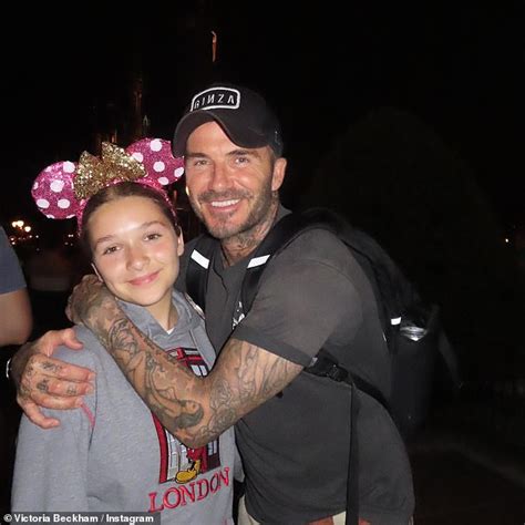 Victoria And David Beckham Take Their Daughter Harper To Disneyland For