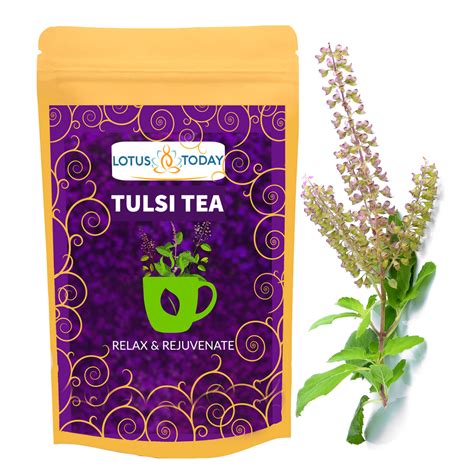 Tulsi Tea Holy Basil Herbal Tea 20 Tea Bags Relax Tea Sleep Suppor