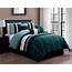 HGMart Bedding Comforter Set Bed In A Bag  7 Piece Luxury Microfiber