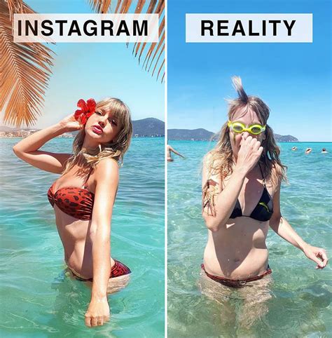 Hilarious Instagram Vs Reality Photos By German Artist Geraldine West New Pics DeMilked