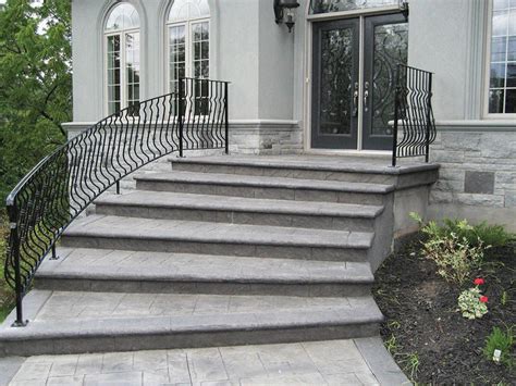 Stamped Concrete Steps Steps Stamped Concrete Inc Concrete Front